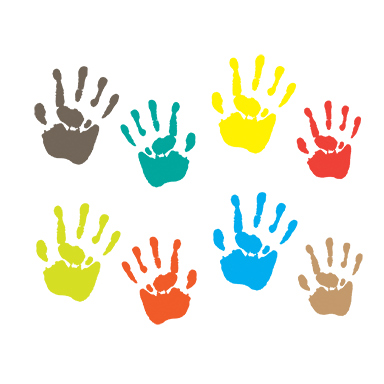 Sticker Empreintes de mains de l'enfant